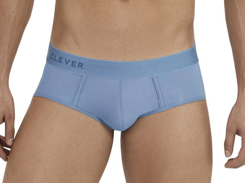 Мужские трусы брифы голубые Clever VITAL PIPING BRIEF 112707 50894