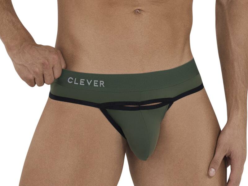 Мужские трусы слипы хаки Clever CELESTIAL BRIEF 114610 50901
