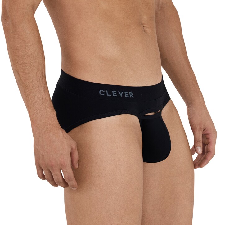 Мужские трусы слипы черные Clever CELESTIAL BRIEF 114611 50902