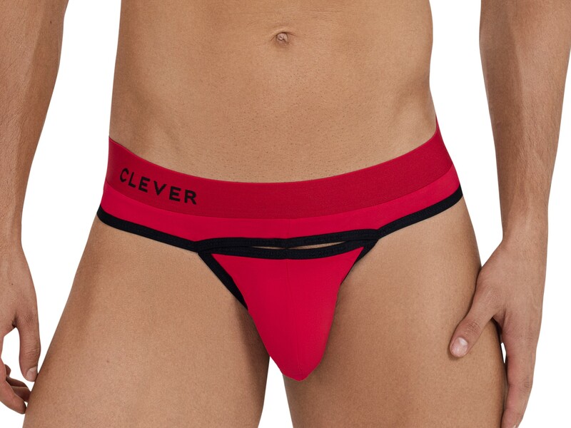 Мужские трусы стринги красные Clever CELESTIAL THONG 114705 50904