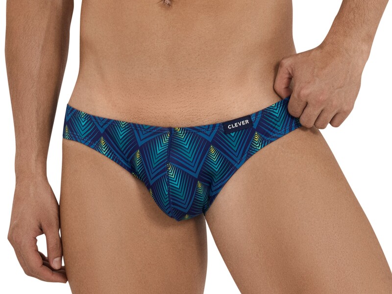 Мужские трусы джоки темно-синие с принтом Clever MAGICAL JOCKSTRAP 113808 50908