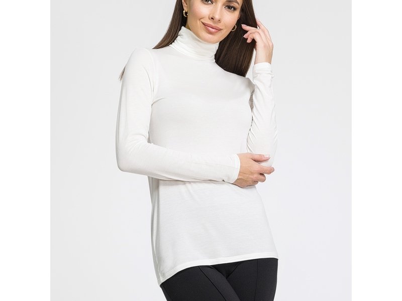 Женская водолазка белая OROBLU Perfect Line VOBT01644 50964