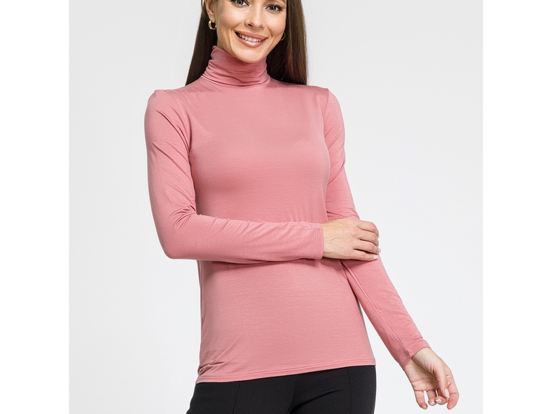 Женская водолазка розовая OROBLU Perfect Line VOBT01644 50963