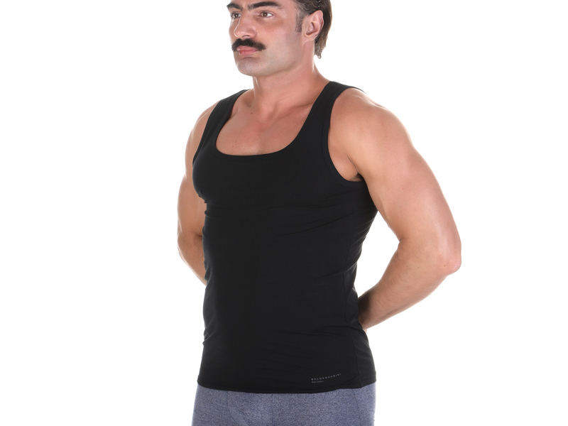 Мужская майка черная BALDESSARINI 90043/6083 930 50516