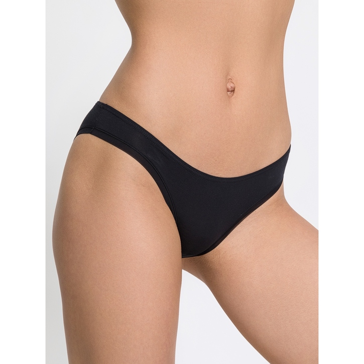 Женские трусы слипы черные OROBLU Perfect Line VOBT01598 50954