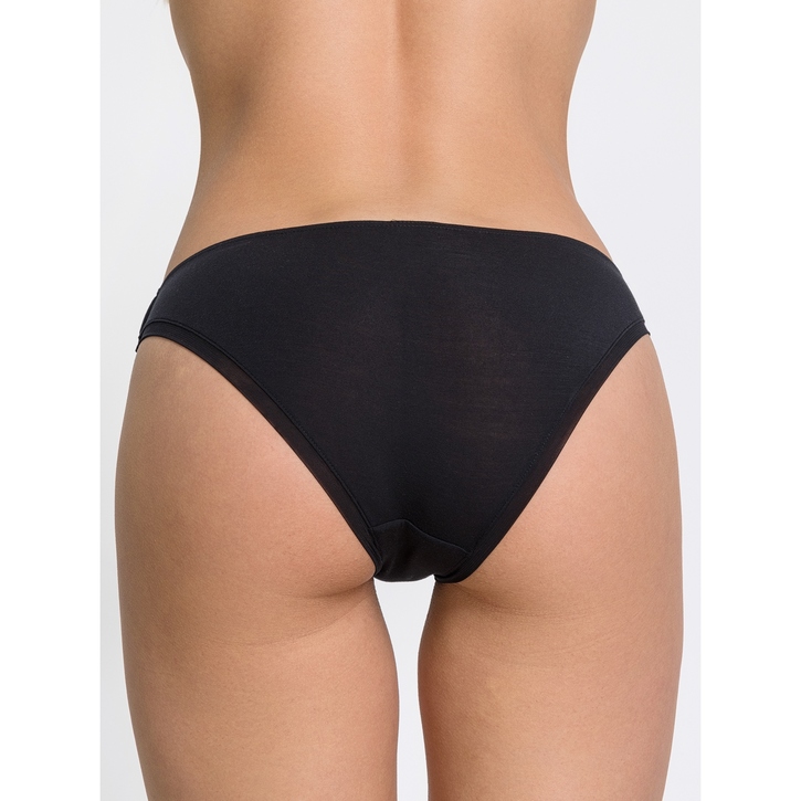 Женские трусы слипы черные OROBLU Perfect Line VOBT01598 50954