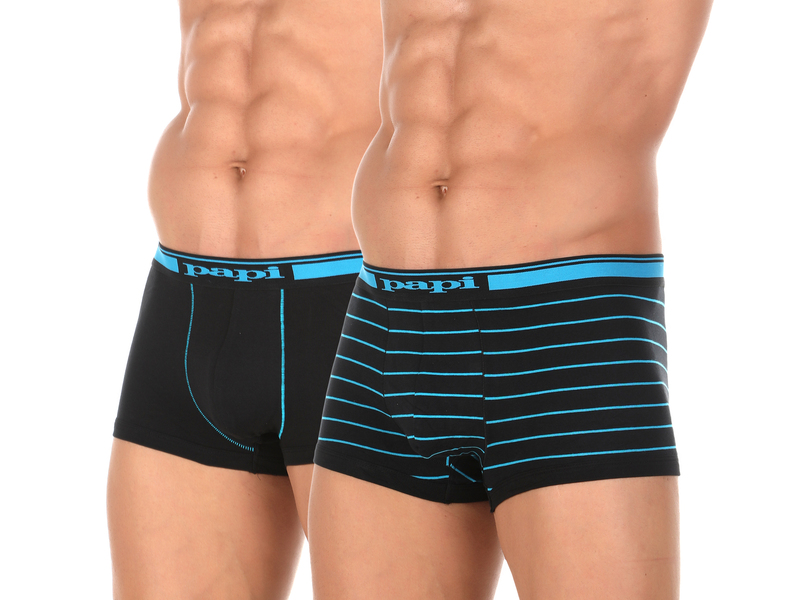 Комплект мужских трусов боксеры 2 штуки PAPI Бирюза 980552R-969 26291