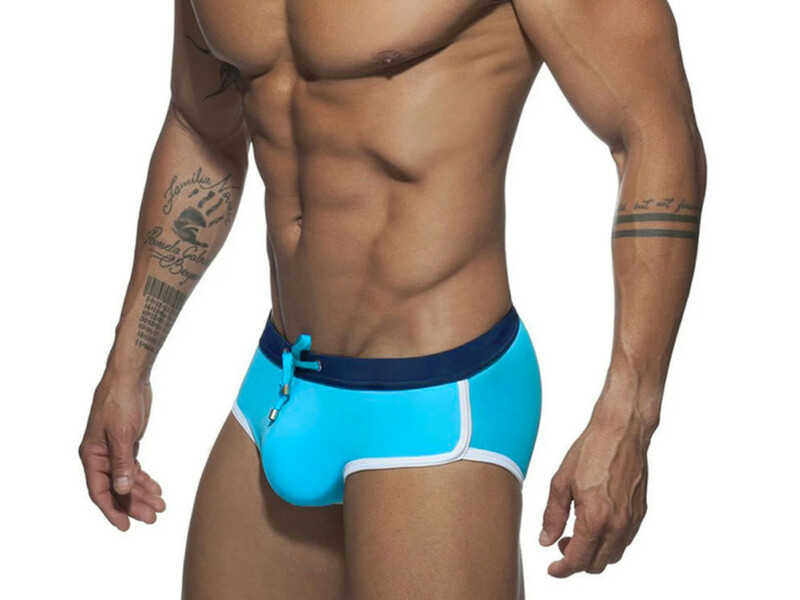 Мужские плавки брифы голубые Romeo Rossi RR6644-17 51060