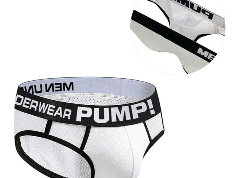 Мужские трусы брифы белые PUMP! MP291-1 51148