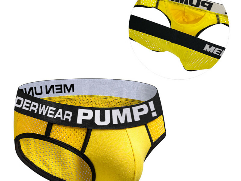 Мужские трусы брифы желтые PUMP! MP291-13 51150