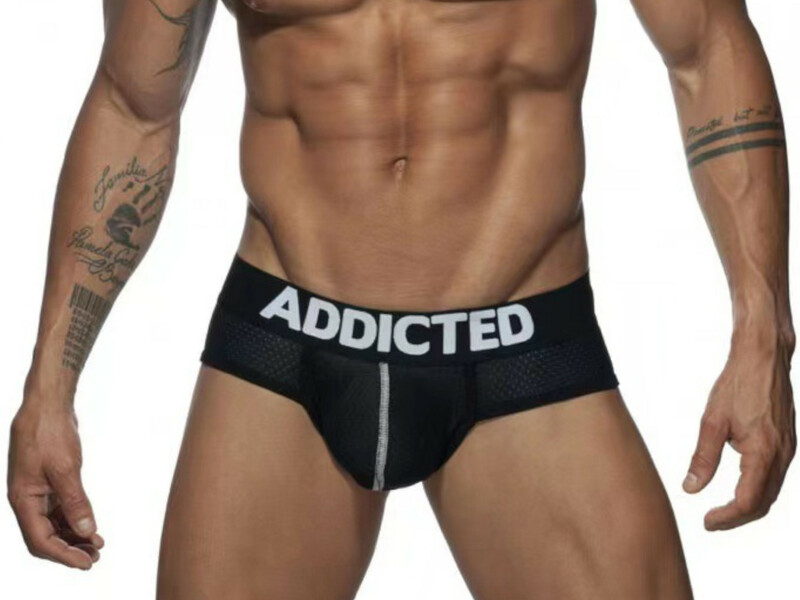 Мужские трусы брифы черные Addicted 2080-2 51236