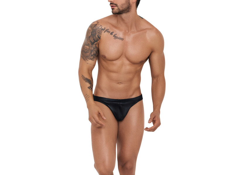Мужские трусы тонги черные Clever KARMA LATIN THONG 123011 51252