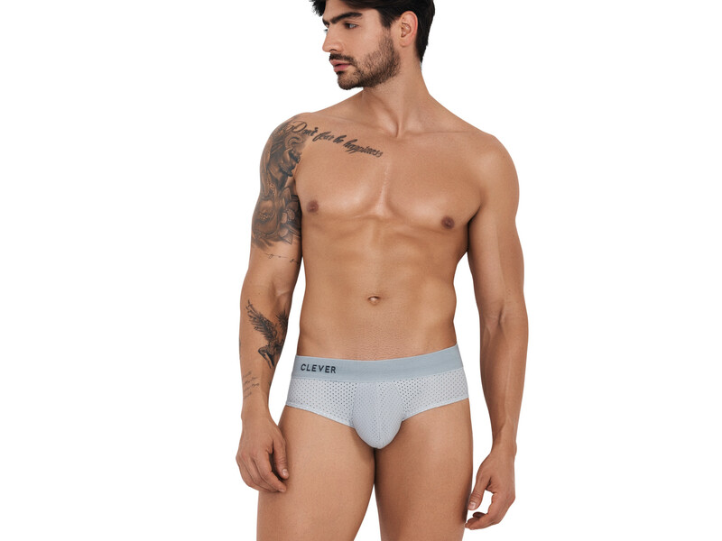 Мужские трусы брифы серые Clever EUPHORIA BRIEF 120812 51258