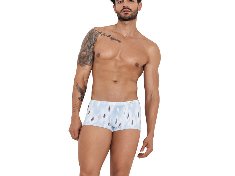 Мужские трусы хипсы серые с принтом Clever HALO LATIN BOXER 122012 51269