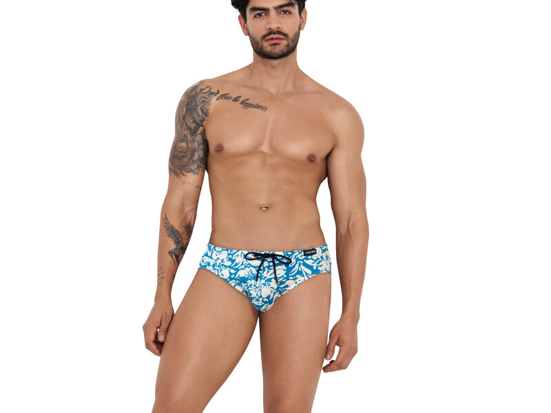 Мужские плавки синие с принтом Clever ADRIEL SWIMSUIT BRIEF 124607 51275